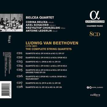 8CD/Box Set Ludwig van Beethoven: The Complete String Quartets 99358