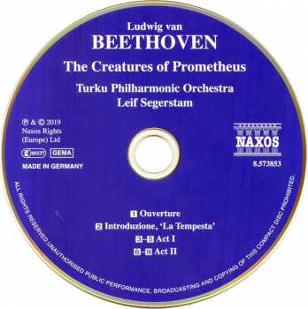 CD Ludwig van Beethoven: The Creatures Of Prometheus 121666