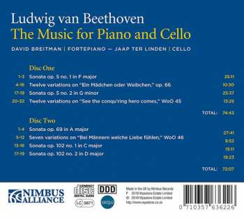2CD Ludwig van Beethoven: The Music For Cello And Piano 284929