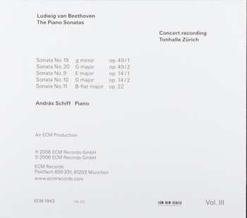 CD Ludwig van Beethoven: The Piano Sonatas, Volume III - Sonatas Opp. 14, 22 And 49 333802
