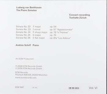 CD Ludwig van Beethoven: The Piano Sonatas, Volume VI - Sonatas Opp. 54, 57, 78, 79 And 81a 360646