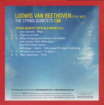 8CD/Box Set Ludwig van Beethoven: The String Quartets (Live From Suntory Hall, Tokyo) 94276