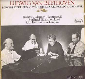 LP Ludwig van Beethoven: Koncert C Dur Pro Klavír, Housle, Violoncello A Orchestr 430190