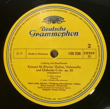 LP Ludwig van Beethoven: Tripelkonzert 247138