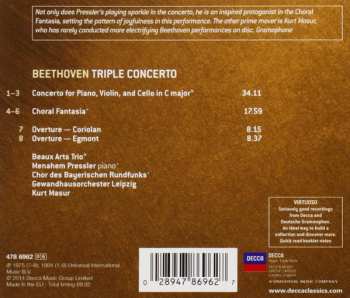 CD Ludwig van Beethoven: Triple Concerto / Choral Fantasy 186606