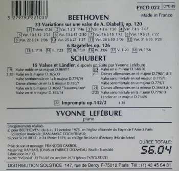 CD Ludwig van Beethoven: Variations "Diabelli" Op. 120 / Bagatelles Op. 126 / 15 Valses Et Länder / Impromptu Op.142/2 445621