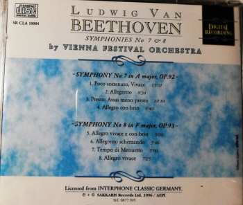 CD Ludwig van Beethoven: Symphonies No 7 & 8  522427