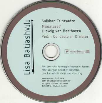 CD Ludwig van Beethoven: Violin Concerto / Miniatures 311059
