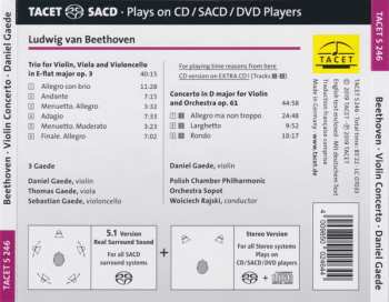 CD/SACD Ludwig van Beethoven: Violin Concerto Op. 61 / String Trio Op. 3 361088