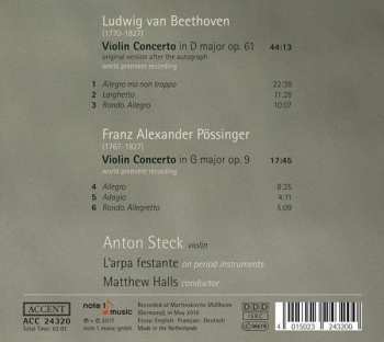 CD Ludwig van Beethoven: Violin Concertos 188561
