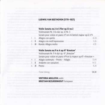 CD Ludwig van Beethoven: Violin Sonatas 3 & 4 = Violinsonaten Nr. 3 & 4 121702