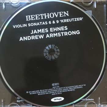 CD Ludwig van Beethoven: Violin Sonatas Nos. 6 & 9 Kreutzer 284653