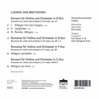 CD Ludwig van Beethoven: Violinkonzert 116739