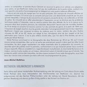 CD Ludwig van Beethoven: Violinkonzert • Violin Concerto • Concerto Pour Violin / Romanzen • Romances 1 & 2 38974