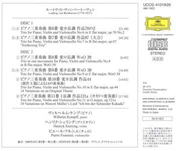 2CD Ludwig van Beethoven: Klaviertrios • Piano Trios Vol.II LTD 508529