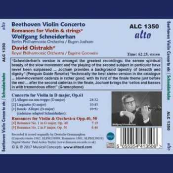CD Ludwig van Beethoven: Violin Concerto / Romances Nos. 1 & 2 430797