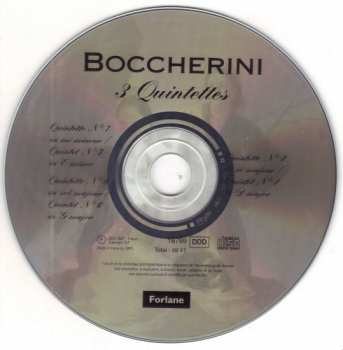 CD Luigi Boccherini: 3 Quintettes 268669