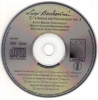 CD Luigi Boccherini: 4 Sonate Per Violoncello Vol.2 307934