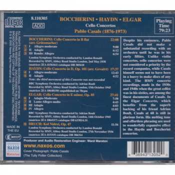CD Luigi Boccherini: Cello Concertos 122074