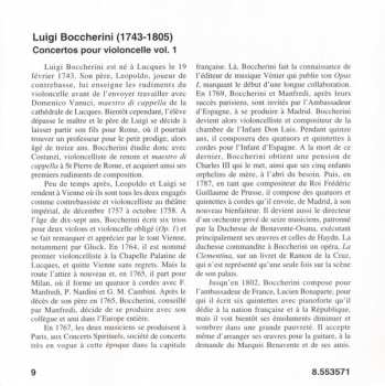 CD Luigi Boccherini: Cello Concertos Vol. 1 Nos. 1 - 4 333838