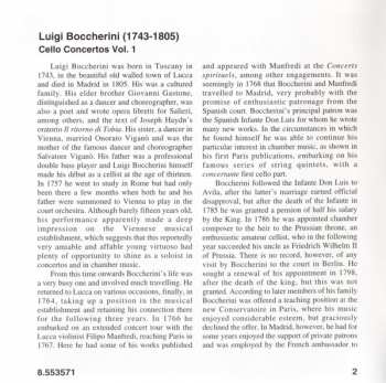 CD Luigi Boccherini: Cello Concertos Vol. 1 Nos. 1 - 4 333838