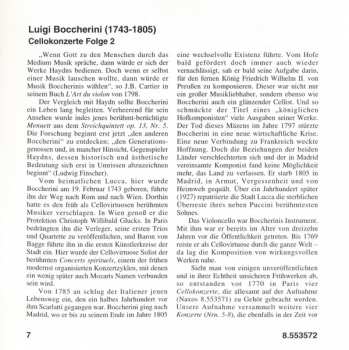 CD Luigi Boccherini: Cello Concertos Vol. 2 Nos. 5 - 8 177936