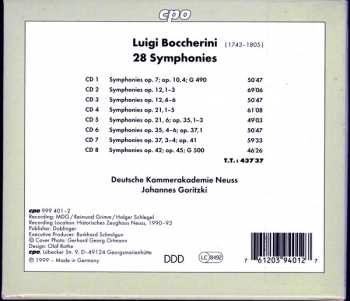 8CD/Box Set Luigi Boccherini: 28 Symphonies 397898