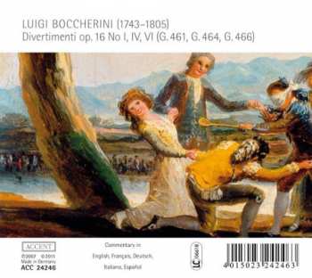 CD Luigi Boccherini: Divertimenti Op.16 Vol.II 118776