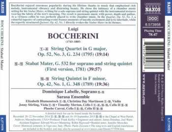 CD Luigi Boccherini: Stabat Mater  337510