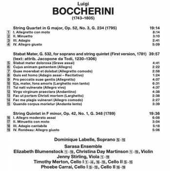 CD Luigi Boccherini: Stabat Mater  337510