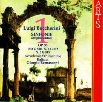 Album Luigi Boccherini: Symphonien G.510,512,513