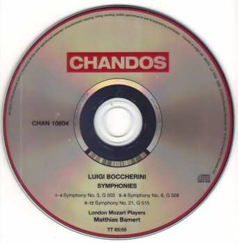 CD Luigi Boccherini: Symphonies 349583