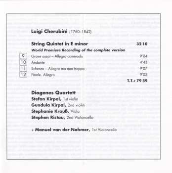 CD Luigi Cherubini: String Quintets 149581