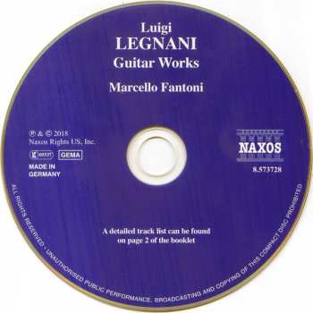 CD Luigi Legnani: Guitar Works 114322