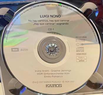 2CD Luigi Nono: No Hay Caminos, Hay Que Caminar... Andrej Tarkowskij / "Hay Que Caminar" Sognando / Caminantes... Ayacucho 183436