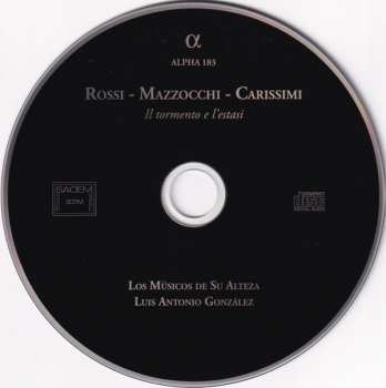 CD Luigi Rossi: Il Tormento E L'Estasi 329135