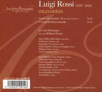 CD Luigi Rossi: Un Peccator Pentito - O Cecità 95236