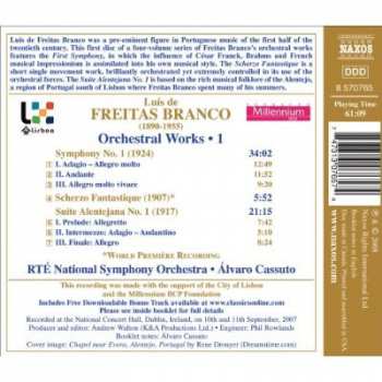 CD Luís de Freitas Branco: Symphony No. 1 • Scherzo Fantastique • Suite Alentejana No. 1 235128