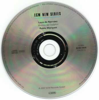 CD Luis de Narváez: Musica Del Delphin 332471