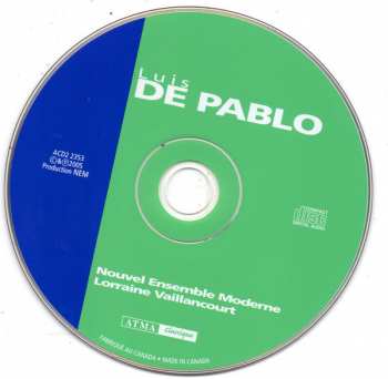 CD Luis de Pablo: Luis De Pablo 399163