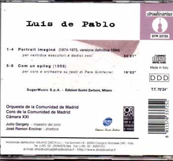 CD Luis de Pablo: Portrait Imaginé - Com Un Epíleg 395482