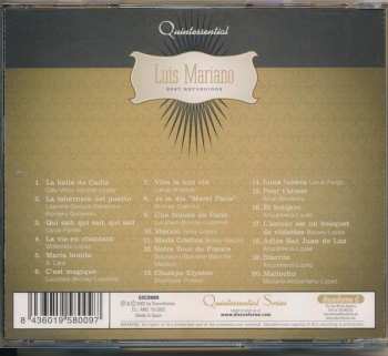 CD Luis Mariano: Best Recordings