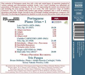 CD Luiz Costa: Portuguese Piano Trios 1 375501