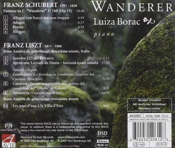 SACD Luiza Borac: Luiza Borac - Wanderer: Schubert and Liszt 186710