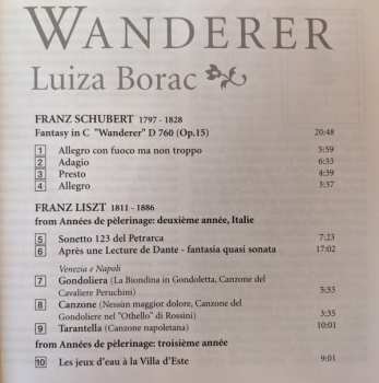 SACD Luiza Borac: Luiza Borac - Wanderer: Schubert and Liszt 186710