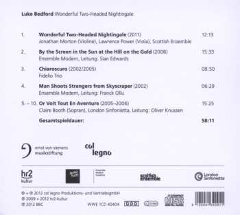 CD Luke Bedford: Wonderful Two-Headed Nightingale 259187