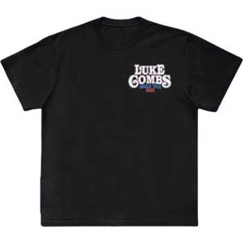 Merch Luke Combs: Luke Combs Unisex T-shirt: Tour '23 Skull (back Print & Ex-tour) (medium) M