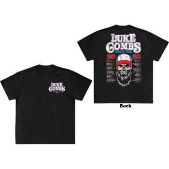 Merch Luke Combs: Luke Combs Unisex T-shirt: Tour '23 Skull (back Print & Ex-tour) (large) L