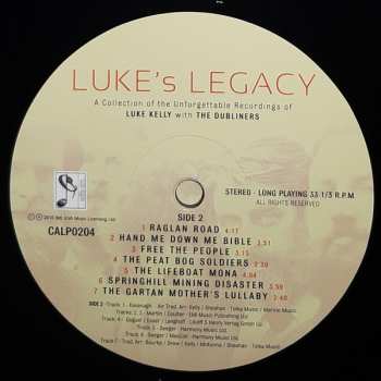 LP Luke Kelly: Luke's Legacy (A Collection Of The Unforgettable Recordings Of Luke Kelly With The Dubliners) 500779