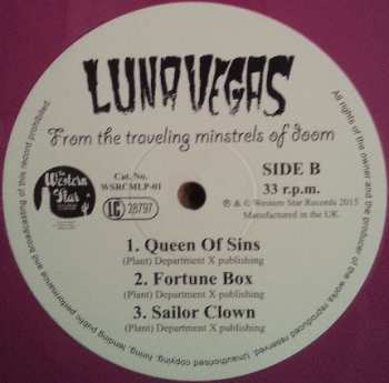 LP Luna Vegas: From The Traveling Minstrels Of Doom CLR 135909